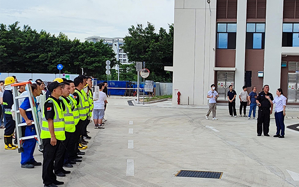 广东海派消防演习，用安全成就企业守护者